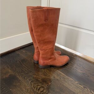 Born Women's Heeled Boots in Rust Brown